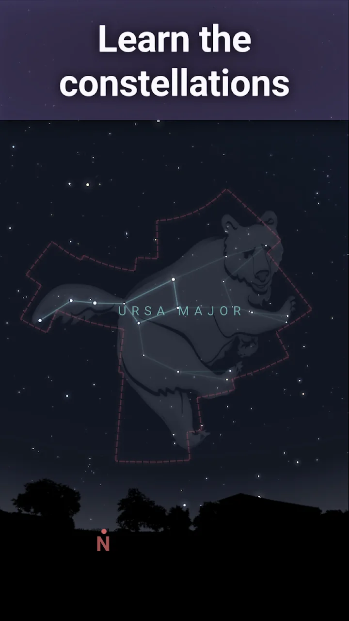 تصویر Stellarium - نقشه ستارگان