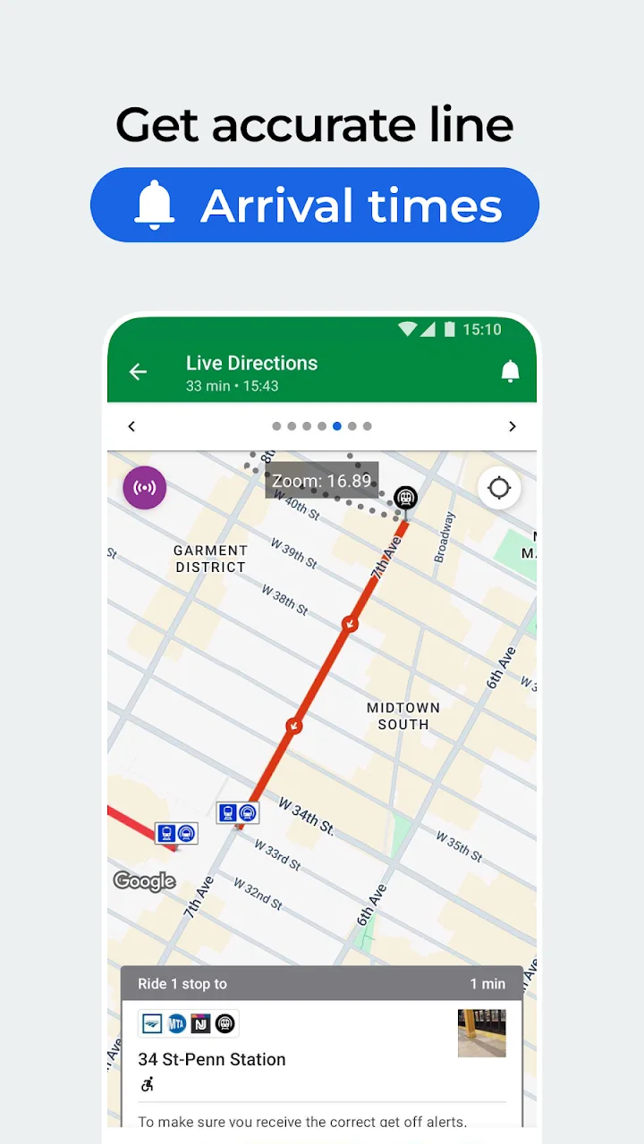تصویر Moovit: ردیاب حمل و نقل شما