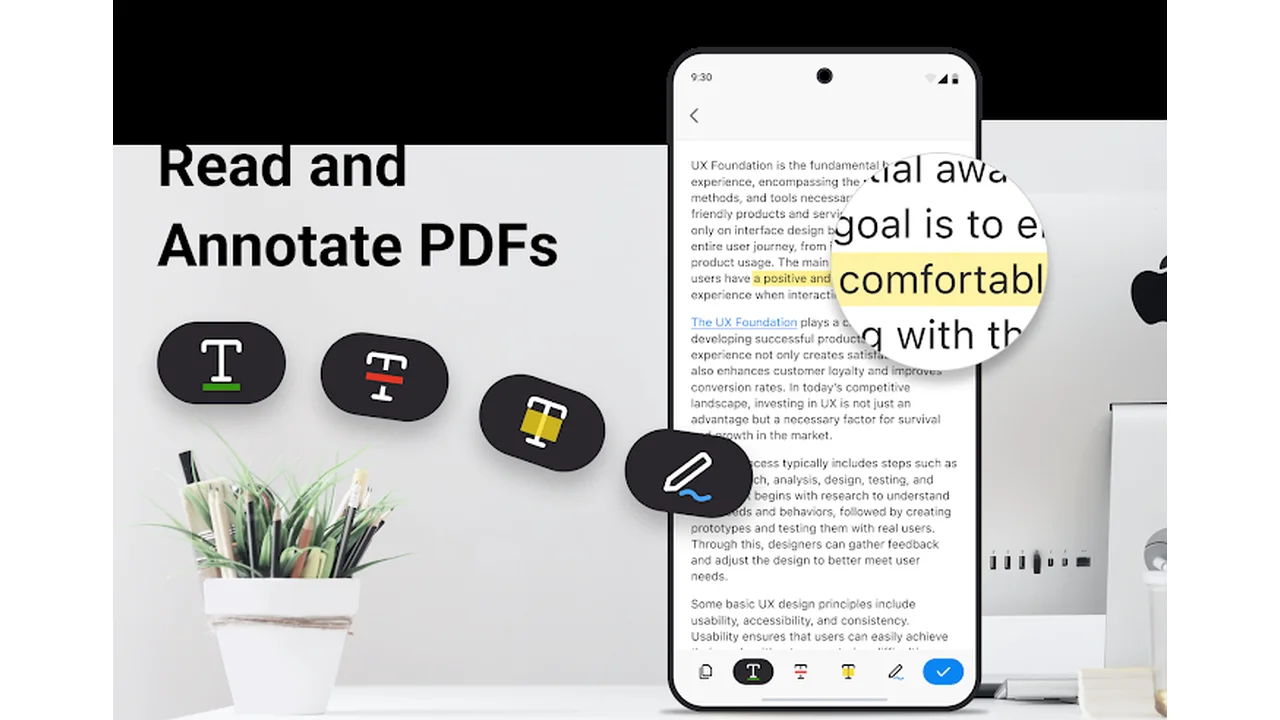 تصویر خواننده PDF، مشاهده‌گر PDF