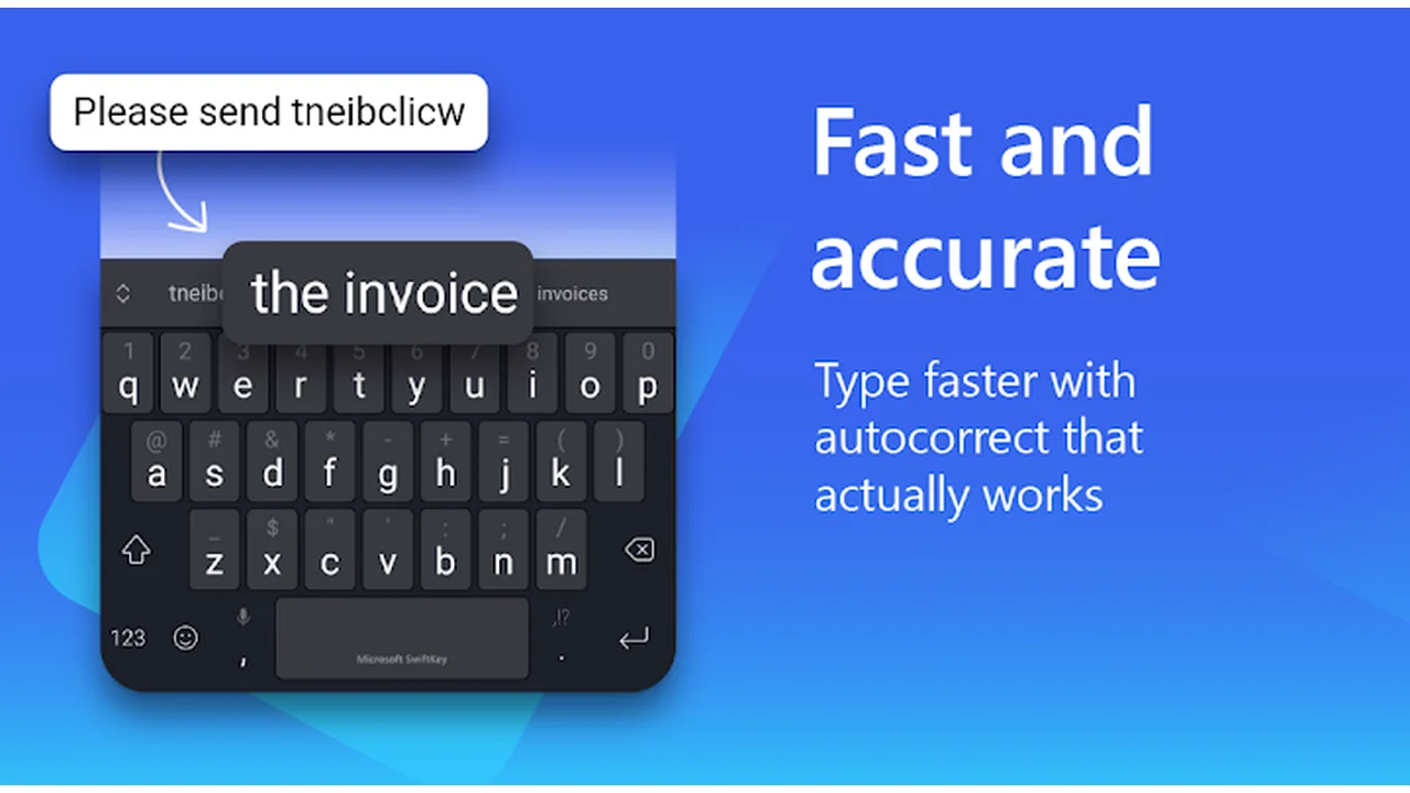 تصویر کیبورد هوش مصنوعی مایکروسافت SwiftKey AI