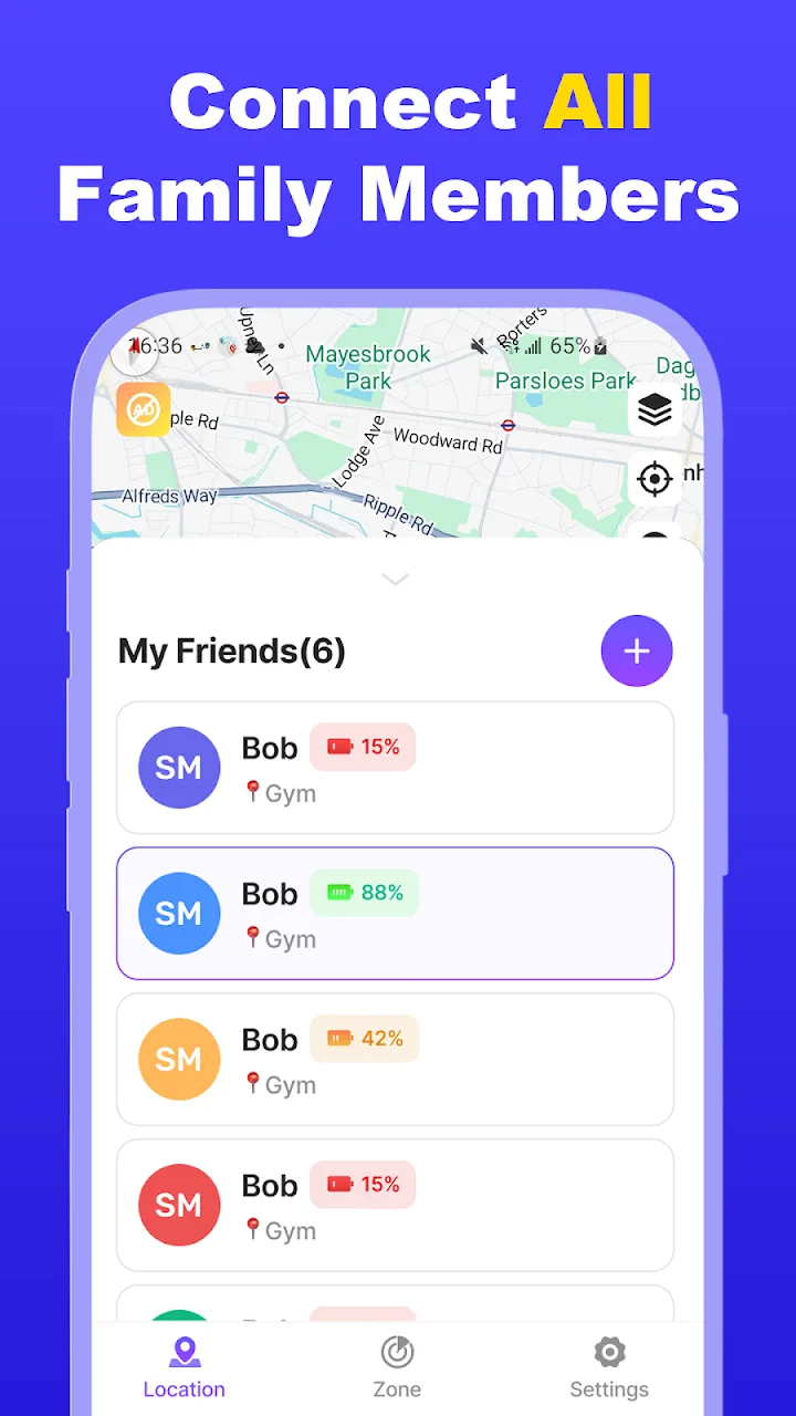 تصویر ردیاب GPS: پیدا کردن تلفن